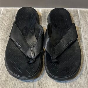 Cole Haan Zero Grand Men's Black Leather Summer Sandals size 9